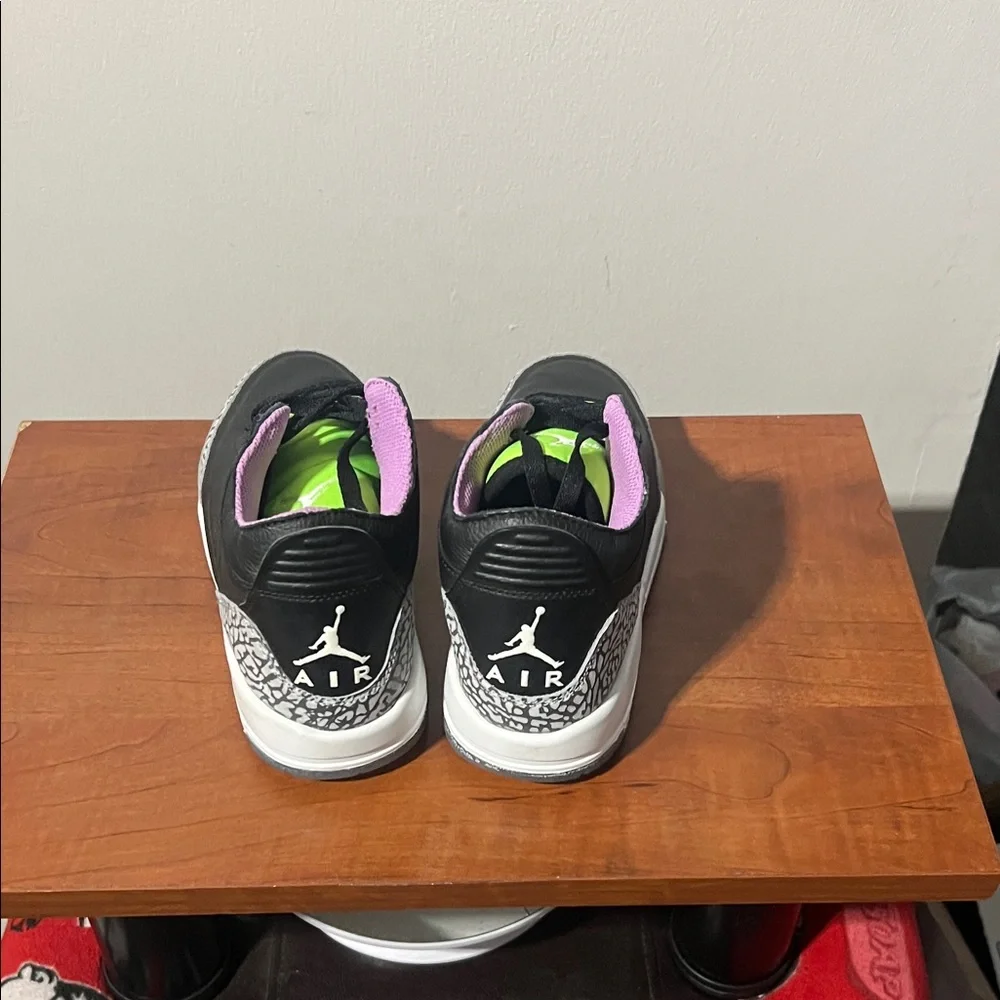 Nike Air Jordan 3 Retro SE GS Electric Green Sneaker size 5.5y-7w dnds NOBOX - Picture 4 of 8